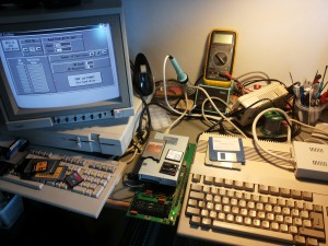 A500 with GVP HD+ and SCSI Card reader