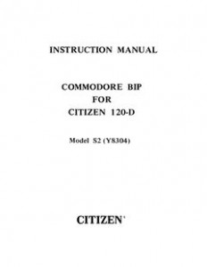 Commodore_BIP_For_Citizen_120-D_Manual